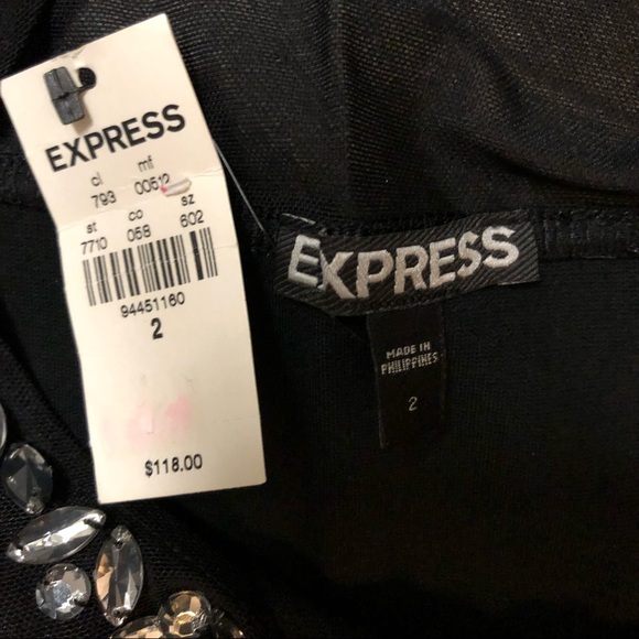 Black dress from Express size 2 NWT - Picture 5 of 6